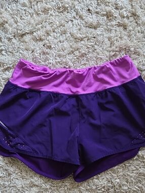 Champion Two-Tone Purple and Pink Athletic Shorts